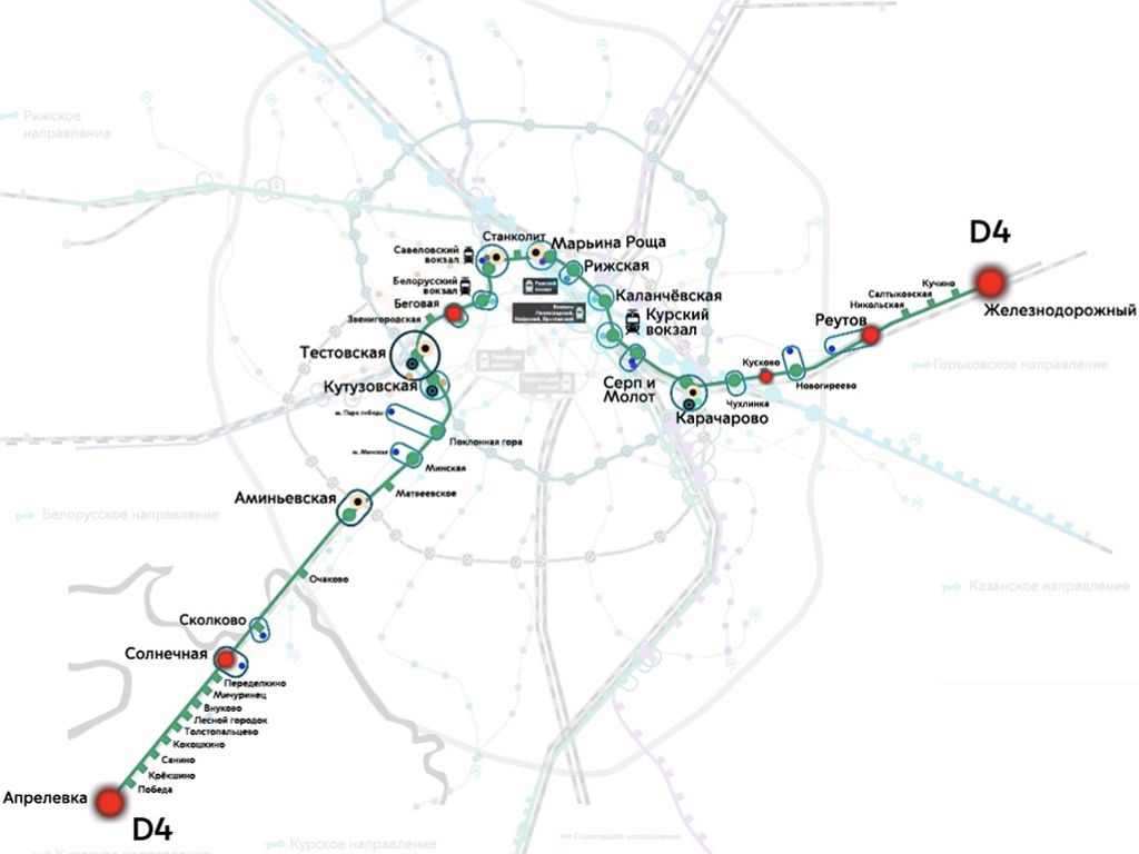 Компания «ЭТКПроект» в 2022 г. начала проектирование тяговых подстанций для  МЦД-4 — ЭТКПроект